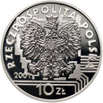 1665. Polska, III RP, 10 złotych 2001, Rok 2001