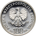 Polska, PRL, 100 złotych 1980, Ochrona środowiska, Głuszec