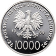 Polska, PRL, 10000 złotych 1988, Jan Paweł II