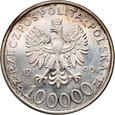 #AK# Polska, III RP, 100000 złotych 1990, Solidarność, typ A