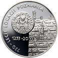 1670. Polska, III RP, 10 złotych 2003, 750-lecie lokacji Poznania