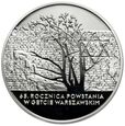 Polska, III RP, 20 złotych 2008, Powstanie w Getcie Warszawskim