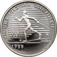 Polska, PRL, 1000 złotych 1987, Olimpiada 1988- Bieg Narciarski