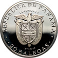 Panama, 20 balboa 1974, Simon Bolivar