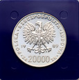 Polska, PRL, 20000 złotych 1989, MŚ w Piłce Nożnej Włochy 1990