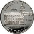 USA, 1 dolar 2001 P, Centrum turystyczne Kapitolu