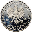 Polska, III RP, 200000 zł 1990, Gen. dyw. Stefan Rowecki 
