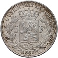 Belgia, Leopold II, 5 franków 1868, Bruksela