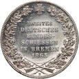 Niemcy, Bremen, 1 talar 1865 B, II turniej strzelecki