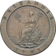 #B02# Wielka Brytania, Jerzy III, 2 pensy 1797
