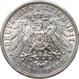  Niemcy, Prusy, Wilhelm II, 3 marki 1911 A