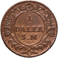 Szwecja, Karol XII, 1 daler 1718, Saturn