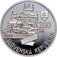 Słowacja, 200 koron 2005, stempel lustrzany