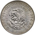 790. Meksyk, 5 pesos 1959, Venustiano Carranza