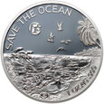 Vanuatu, 20 vatu 2021, Ocalić ocean, uncja srebra #23