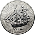 Wyspy Cook'a, 1 dolar 2020, HMS Bounty, Fabulous 15, #23