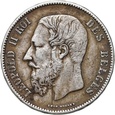 Belgia, Leopold II, 5 franków 1870, Bruksela