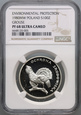 #AJ# Polska, 100 zł 1980, Ochrona środowiska, Głuszec, NGC PF68