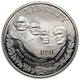 USA, dolar 1991 S, Mount Rushmore