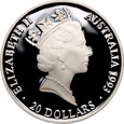 Australia,Elżbieta II, 20 dolarów 1993,100.lat Igrzysk Olimpijskich