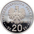 Polska, III RP, 20 złotych 1995, 500.lecie Województwa Płockiego 