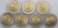 #B03# 30. III RP,  7 x 5 złotych 2014, 25. lat Wolności