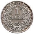 58. Niemcy, Wilhelm I, 1 marka 1876 C