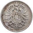 58. Niemcy, Wilhelm I, 1 marka 1876 C