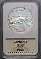 #AJ# Armenia, 100 dram 2007, Pstrąg Sewański, GCN PR68