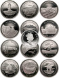 59. Kanada, zestaw 12 x 25 centów 1992, Prowincje