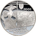 Słowacja, 200 koron 2002, stempel lustrzany