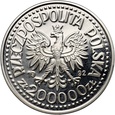 #B03# III RP, 200000 zł 1992, Władysław Warneńczyk, popiersie