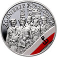 Polska, III RP, 10 złotych, 2017, Żołnierze Niezłomni