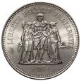 05. Francja, Piąta  Republika, 50 franków 1974, Herkules