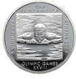Ukraina, 10 hrywien 2002, Olimpiada Ateny 2004- Pływanie