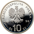 Polska, III RP, 10 złotych 1996, Zygmunt II August, Popiersie