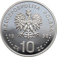 #AS# Polska, III RP, 10 złotych 1998, Zygmunt III Waza, popiersie