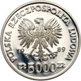 PRL, 5000 złotych 1989, Władysław II Jagiełło