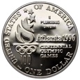 USA, dolar 1996 P, Igrzyska Olimpijskie-Tenis