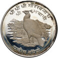 Nepal, 25 rupii VS2031 (1974), Olśniak Himalajski, proof