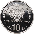 #M Polska, III RP, 10 złotych 2000, Jan Kazimierz- popiersie