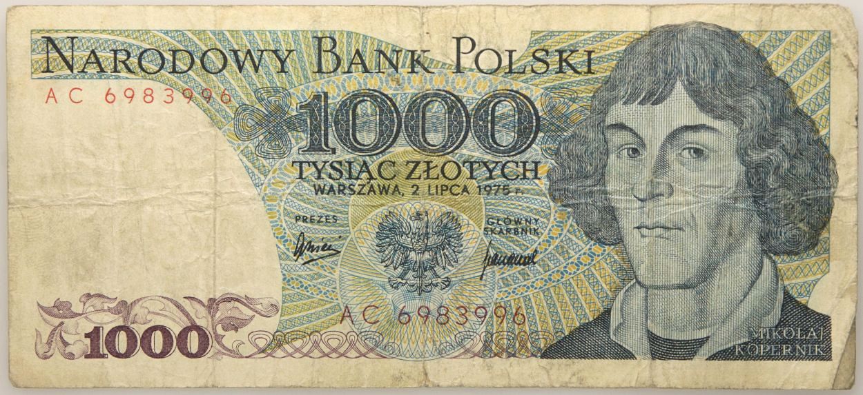 15. Polska, 1000 złotych 1975, seria AC