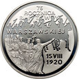 Polska, III RP, 20 złotych 1995, 75. rocznica Bitwy Warszawskiej