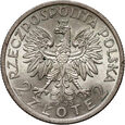 Polska, II RP, 2 złote 1933, Głowa kobiety