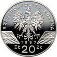 Polska, III RP, 20 złotych 1997, Jelonek rogacz