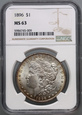 #AJ# USA, dolar 1896, Filadelfia, Morgan, NGC MS63