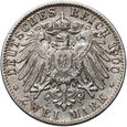 Niemcy, Hamburg, 2 marki 1900 J