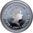 #AL# Fiji, Elżbieta II, 2 dolary 2007, Boże Narodzenie, uncja srebra