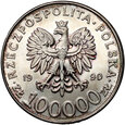 III RP, 100000 złotych 1990, Solidarność, Typ A, Prooflike