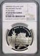 #AJ# Polska, III RP, 20 złotych 2000, Pałac w Wilanowie, NGC PF68